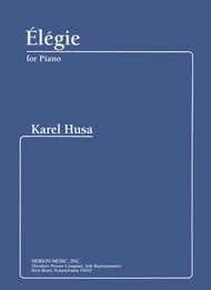 cover Elegie piano sheet music cover